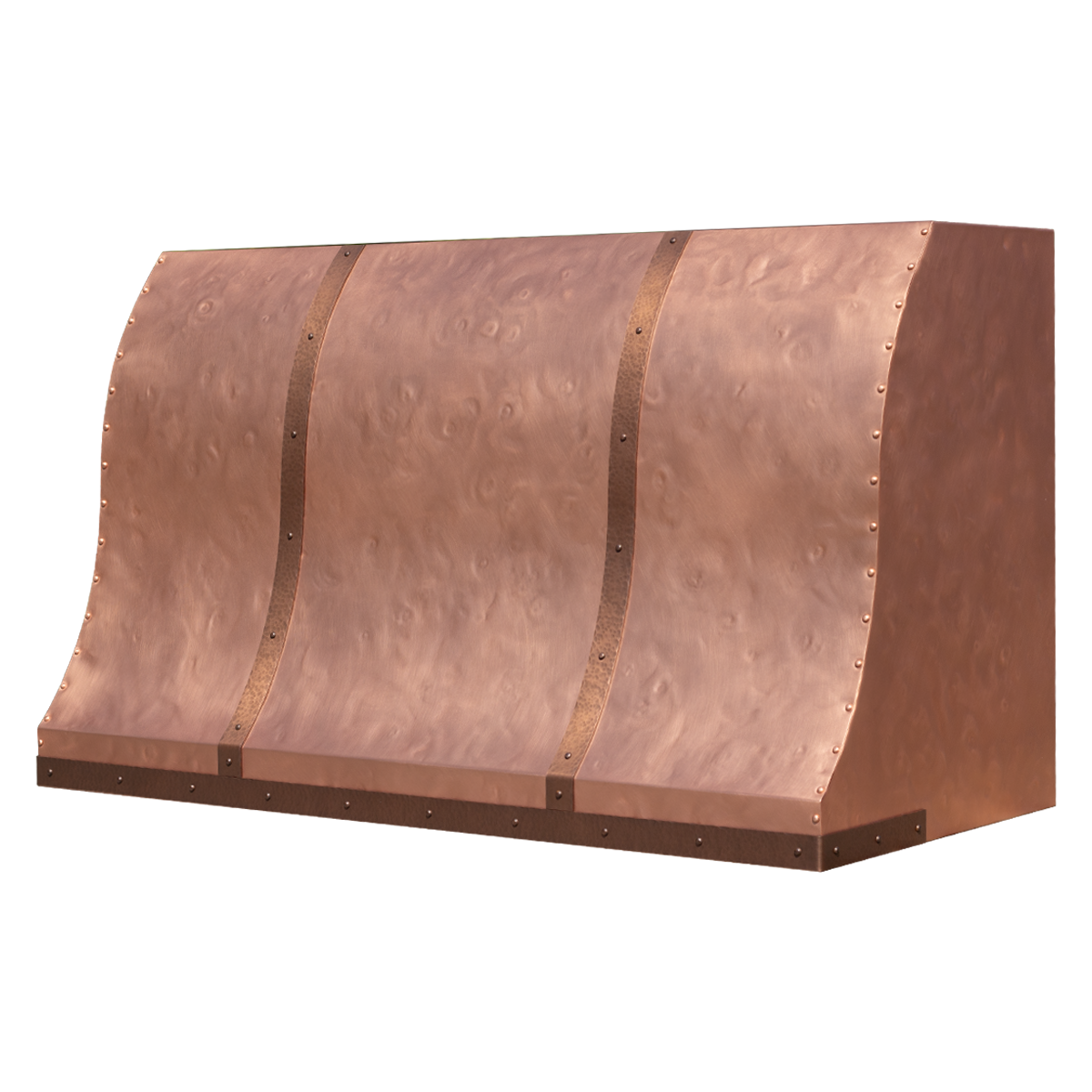 Roll Copper Range Hood